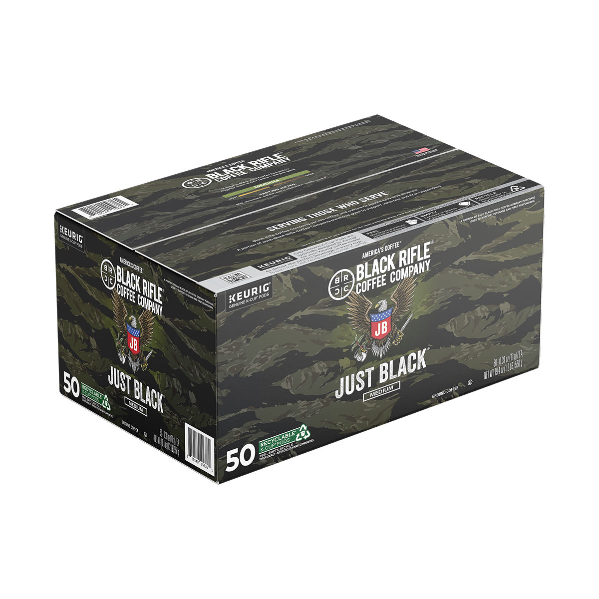 Just Black Coffee Rounds - 50Ct