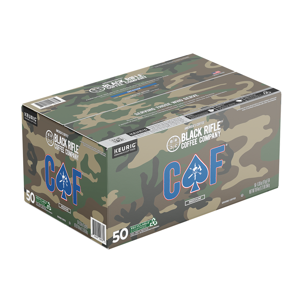 Caf Coffee Rounds - 50Ct