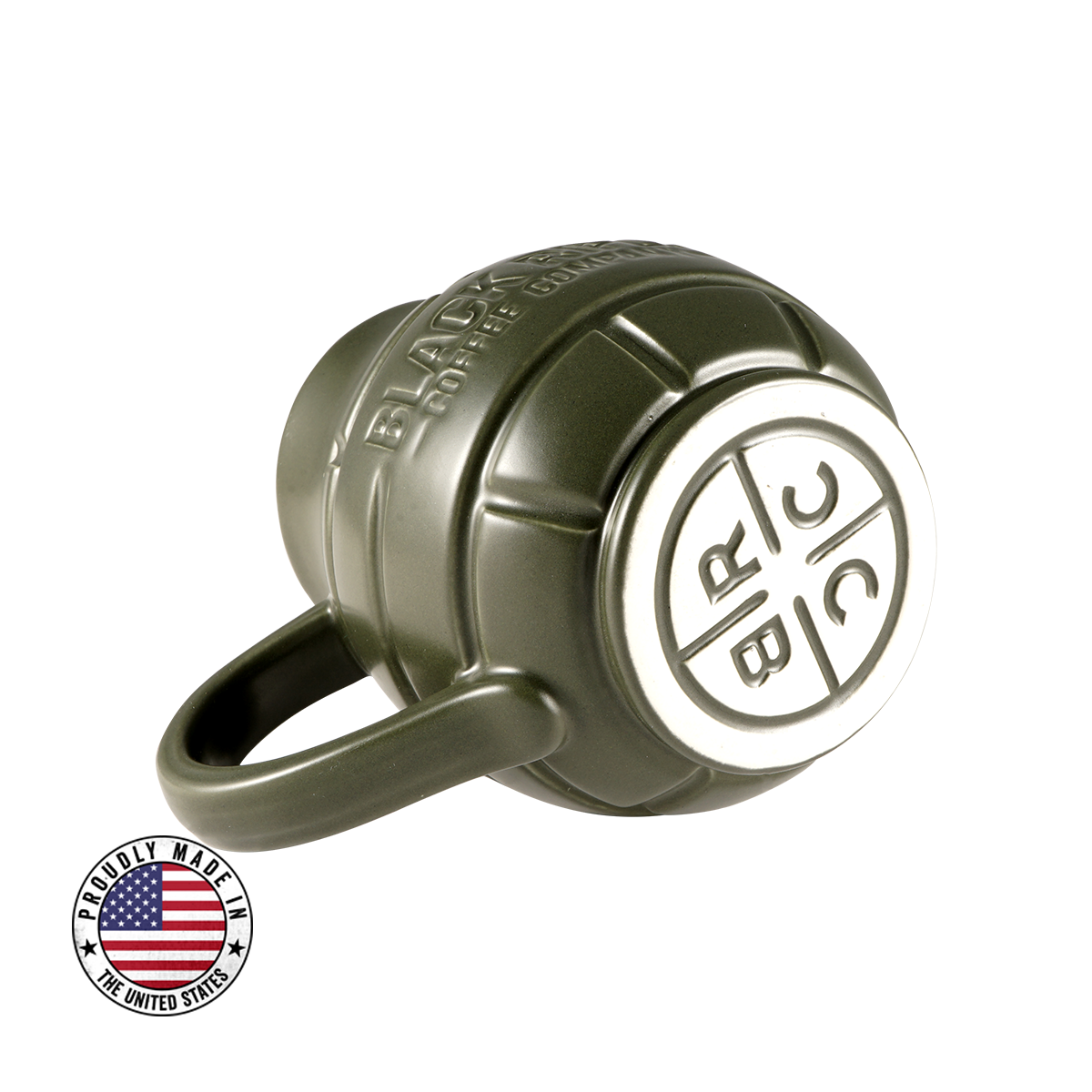 Brcc Grenade Mug, Green - Image 3